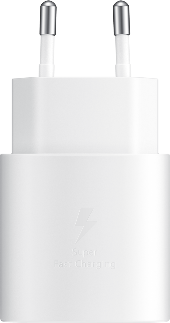 Samsung USB-C Network Charger with Cable USB-C, 25W, 3A, 1 x USB-C, White EP-TA800XWEGWWW