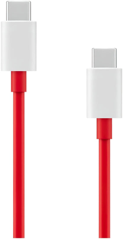Punjač za mrežu sa USB-C kablom OnePlus OSABBCBBAE, 120W, 7.3A, 1 x USB-A - 1 x USB-C, Beli 5461100631