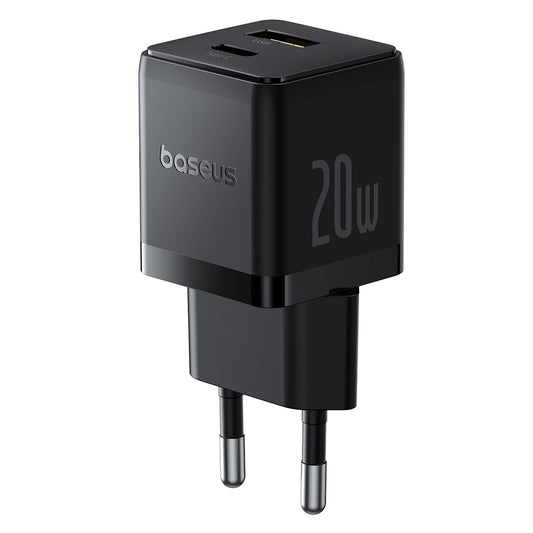 Punjač mreže sa USB-C kablom Baseus Palm, 20W, 3A, 1 x USB-A - 1 x USB-C, Crni P10111608113-01