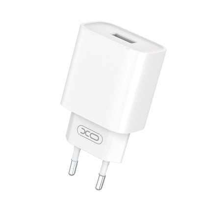 Punjač za mrežu sa USB-C kablom XO Design CE02D, 18W, 3A, 1 x USB-A, Bela