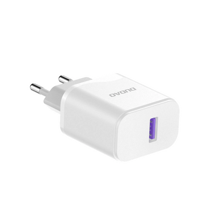Punjač za mrežu sa USB-C kablom Dudao A20EU, 18W, 3A, 1 x USB-A, Bel