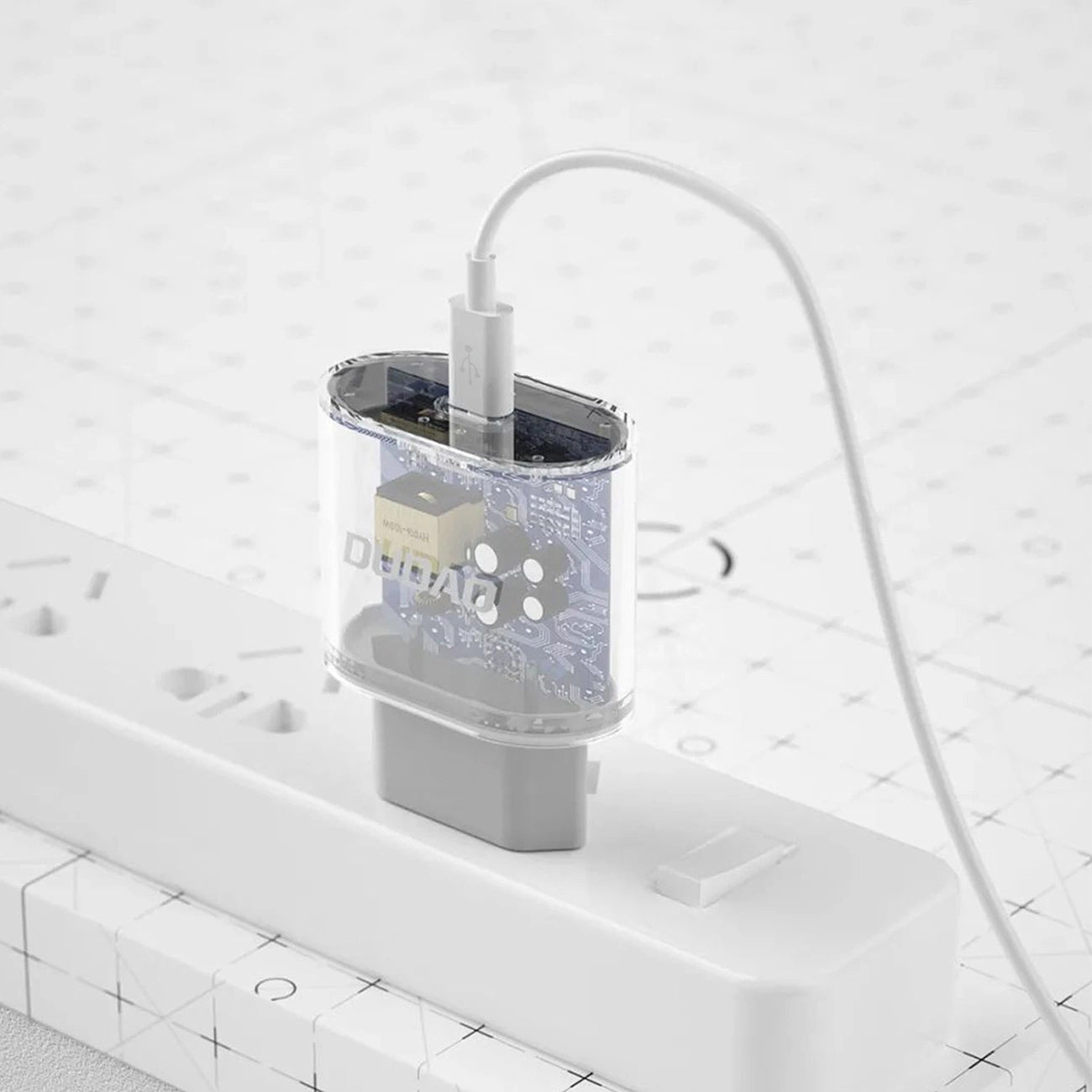 Punjač mreže sa USB-C kablom Dudao A14EUC, 20W, 3A, 1 x USB-C, Crni