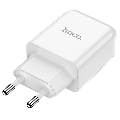 Punjač za mrežu sa Lightning kablom HOCO N2, 10W, 2A, 1 x USB-A, Bela