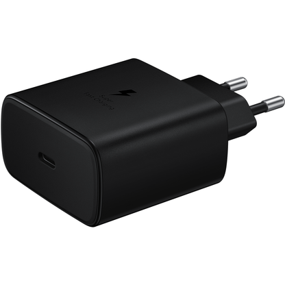 Samsung EP-TA845 + DA705BBE, 45W, 4.05A, 1 x USB-C, Black 