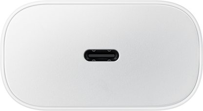 Samsung USB-C Network Charger with Cable USB-C, 25W, 3A, 1 x USB-C, White EP-TA800XWEGWWW