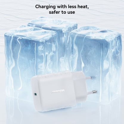 Punjač mreže sa USB-C kablom Joyroom JR-TCF24, 30W, 3A, 1 x USB-C, Bela