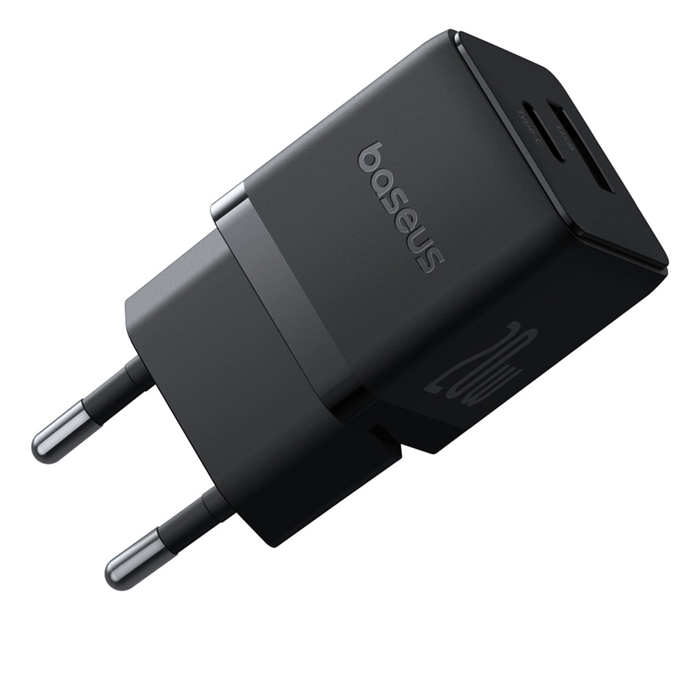 Punjač mreže sa USB-C kablom Baseus Palm, 20W, 3A, 1 x USB-A - 1 x USB-C, Crni P10111608113-01