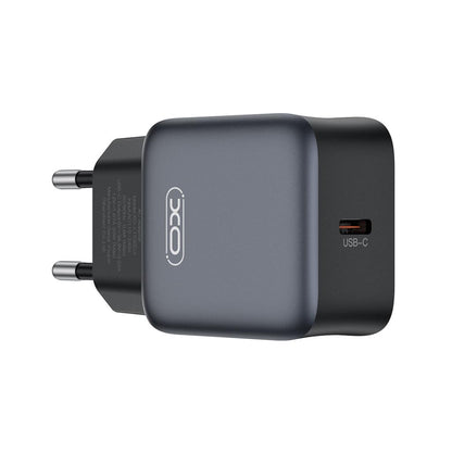 Punjač za mrežu sa Lightning kablom XO Design L155, 30W, 3A, 1 x USB-C, Crni
