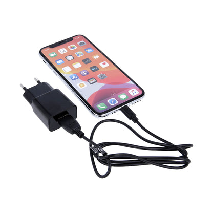 Punjač za mrežu sa microUSB kablom MaXlife MXTC-01, 10.5W, 2.1A, 1 x USB-A, Crni