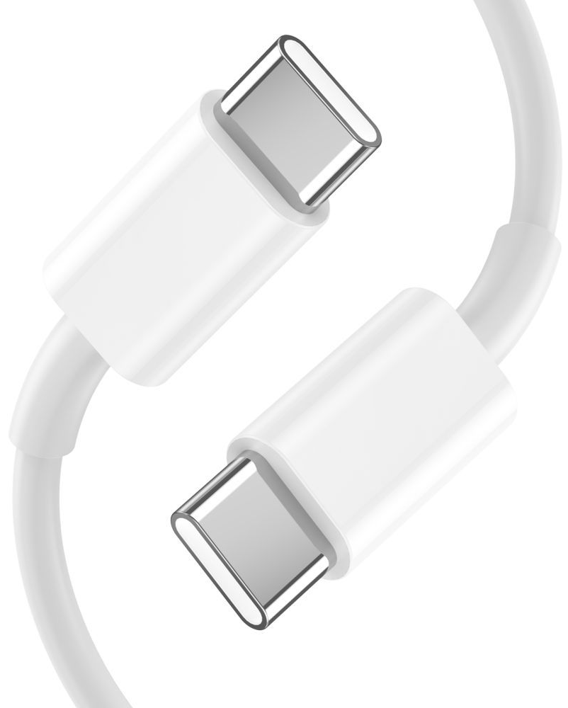 Mrežni punjač sa USB-C kablom Tech-Protect C35W, 35W, 3A, 2 x USB-C, Bela
