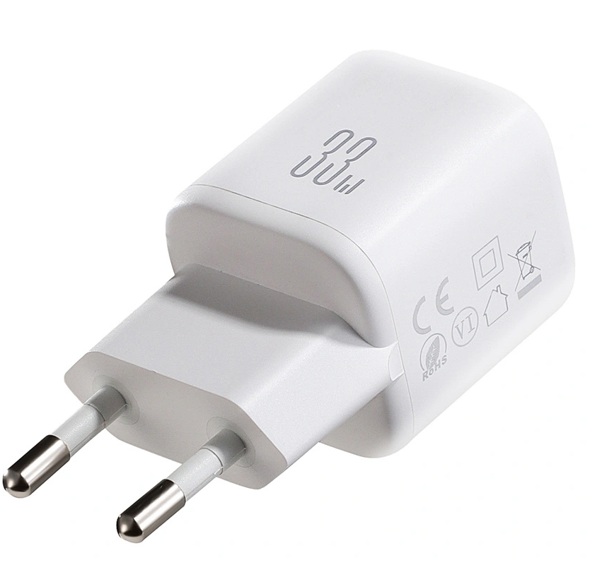 Punjač za mrežu sa USB-C kablom Joyroom JR-TG7, 33W, 3A, 1 x USB-A - 1 x USB-C, Bela
