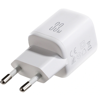 Punjač za mrežu sa USB-C kablom Joyroom JR-TG7, 33W, 3A, 1 x USB-A - 1 x USB-C, Bela