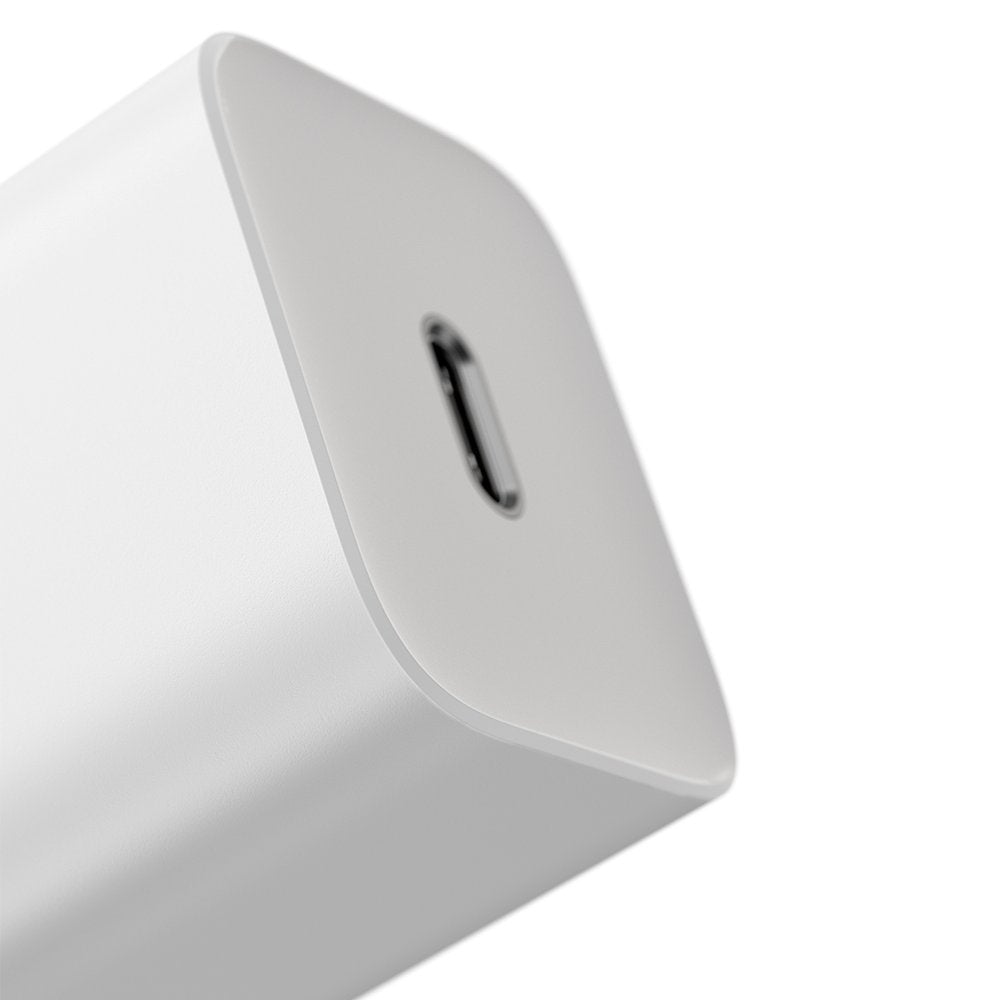 Punjač za mrežu sa Lightning kablom Baseus Super Si, 20W, 3A, 1 x USB-C, Beli TZCCSUP-B02