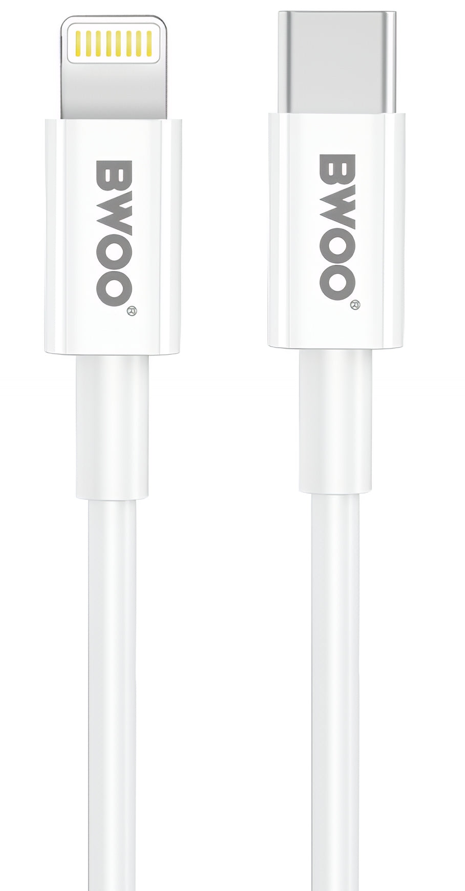 Punjač za mrežu sa Lightning kablom BWOO CDA159, 20W, 3A, 1 x USB-C, Bela