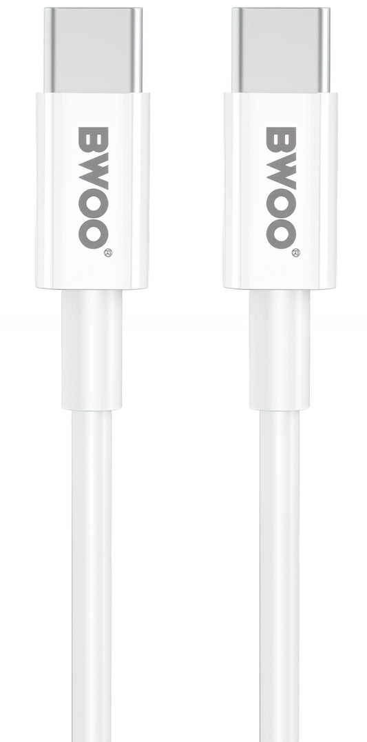 Punjač za mrežu sa USB-C kablom BWOO CDA159, 20W, 3A, 1 x USB-C, Bel