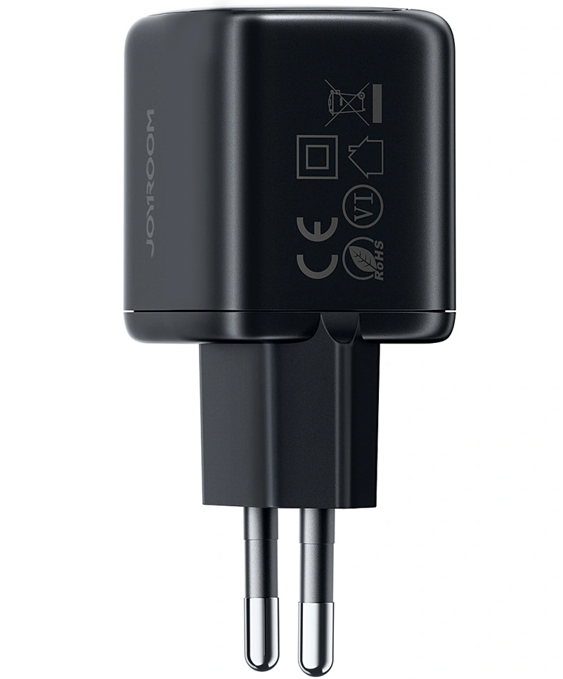 Punjač za mrežu sa USB-C kablom Joyroom JR-TG7, 33W, 3A, 1 x USB-A - 1 x USB-C, Crna