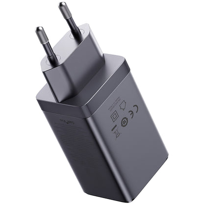 Punjač za mrežu sa USB-C kablom Baseus GaN5 Ultra, 65W, 3.25A, 1 x USB-A - 2 x USB-C, Sivi P10110812827-Z1