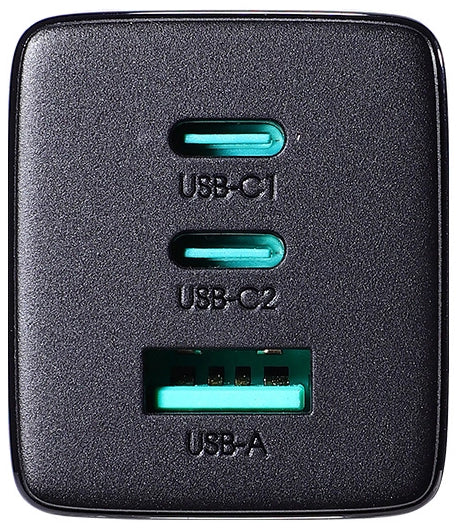 Punjač mreže sa USB-C kablom Joyroom TCG01, 65W, 3.25A, 1 x USB-A - 2 x USB-C, Crni