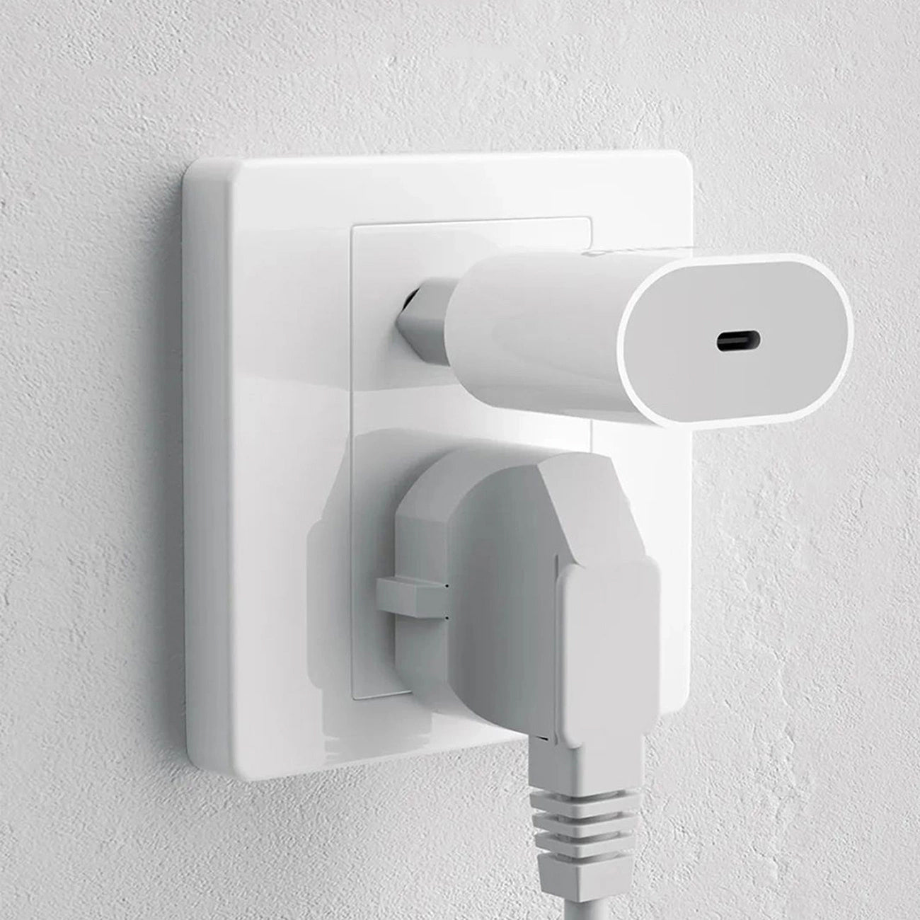 Punjač mreže sa USB-C kablom Dudao A14EUC, 20W, 3A, 1 x USB-C, Crni