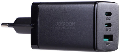 Punjač mreže sa USB-C kablom Joyroom TCG01, 65W, 3.25A, 1 x USB-A - 2 x USB-C, Crni