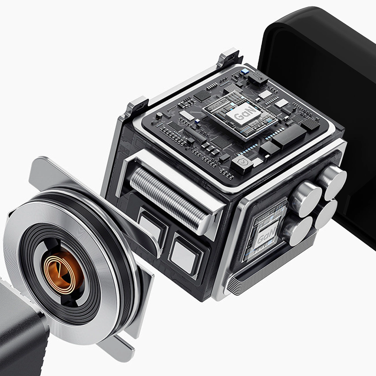 Punjač za mrežu sa USB-C kablom Dudao A67EU, 67W, 3.35A, 1 x USB-A - 1 x USB-C, Crni