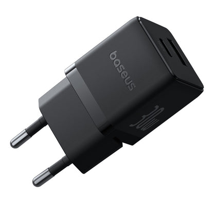 Mrežni punjač sa USB-C kablom Baseus Palm, 30W, 3A, 1 x USB-A - 1 x USB-C, Crni P1011160A113-01