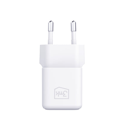 Punjač mreže sa USB-C kablom 3MK Hyper, 25W, 3A, 1 x USB-C, Beli