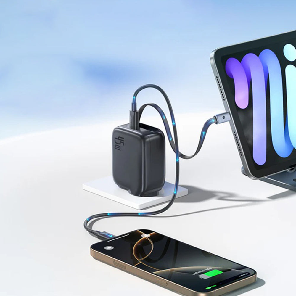 Punjač mreže sa USB-C kablom Baseus EnerCore CJ11, 45W, 3A, 1 x USB-C, Crni Z0004800