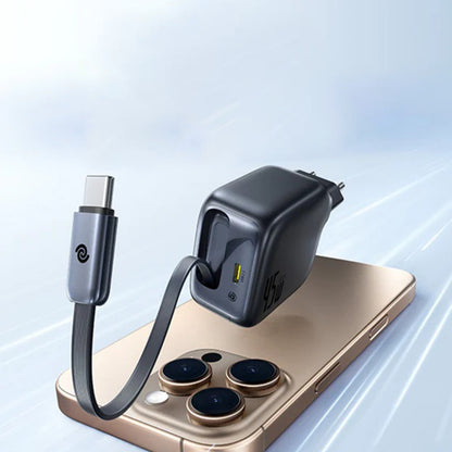 Punjač mreže sa USB-C kablom Baseus EnerCore CJ11, 45W, 3A, 1 x USB-C, Crni Z0004800