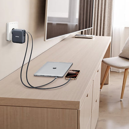 Punjač mreže sa USB-C kablom Baseus EnerCore CJ21, 67W, 3.35A, 1 x USB-C, Crni E0120G00
