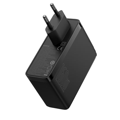 Punjač mreže sa USB-C kablom Baseus GaN5 Pro, 160W, 5A, 1 x USB-A - 2 x USB-C, Crni P10110825113-00