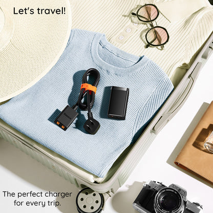 Punjač mreže sa USB-C kablom Baseus GaN5 Pro, 65W, 3.25A, 1 x USB-A - 2 x USB-C, Crni C0206500