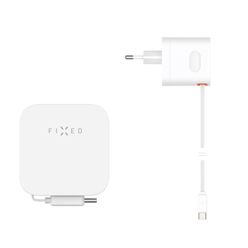 Punjač mreže sa USB-C kablom Fixed, 65W, 3.25A, 1 x USB-C, Crni