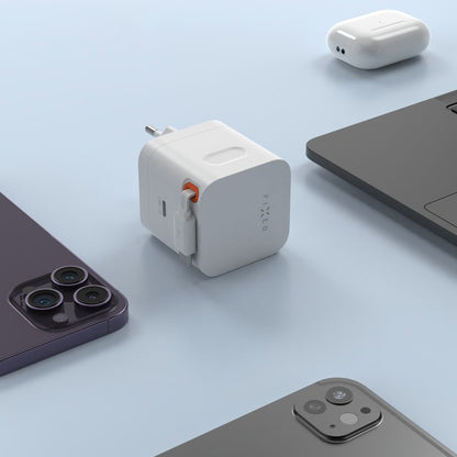 Punjač mreže sa USB-C kablom Fixed, 65W, 3.25A, 1 x USB-C, Crni