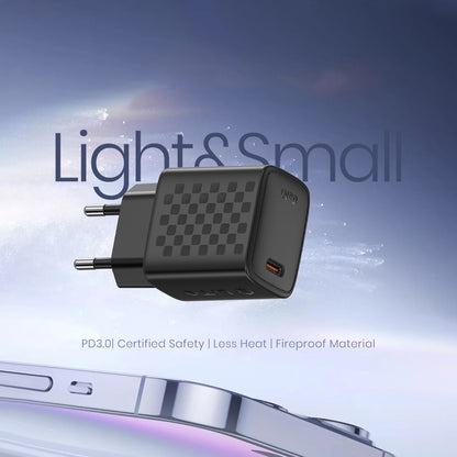 Punjač mreže sa USB-C kablom Lito LC17T, 30W, 3A, 1 x USB-C, Crni