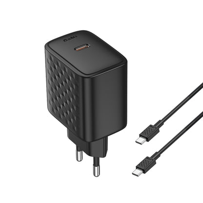 Punjač mreže sa USB-C kablom Lito LC20T, 45W, 3A, 1 x USB-C, Crni