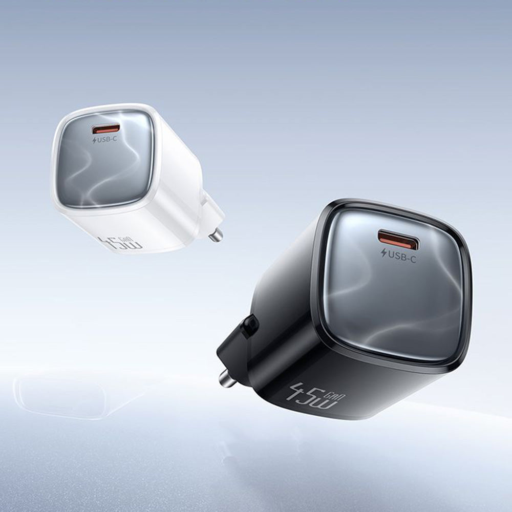 Punjač za mrežu sa USB-C kablom Mcdodo Nano CH-4433, 45W, 3A, 1 x USB-C, Crna