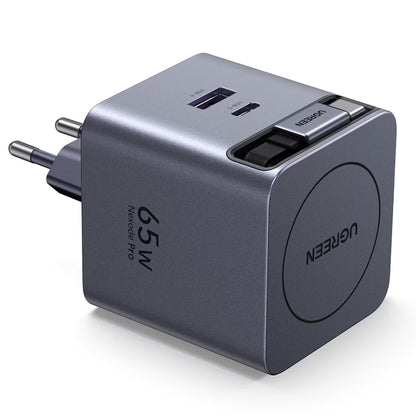 Punjač mreže sa USB-C kablom UGREEN X614, 45W, 3A, 1 x USB-A - 1 x USB-C, Sivi