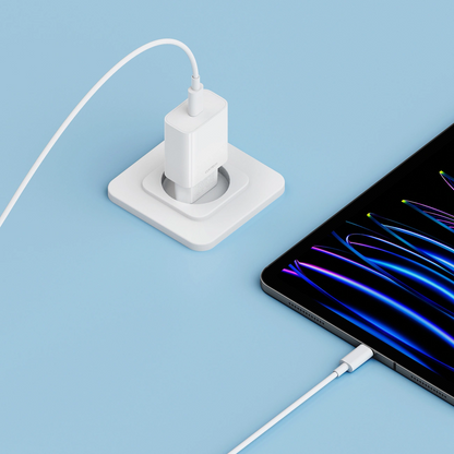 Punjač za mrežu Cuktech HA716C, 20W, 3A, 1 x USB-C, Bela