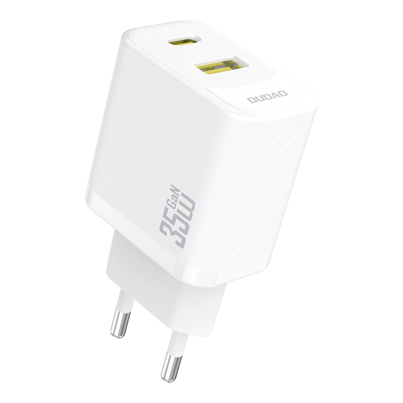 Punjač mreže Dudao A27 Max, 35W, 1 x USB-A - 1 x USB-C, Beli