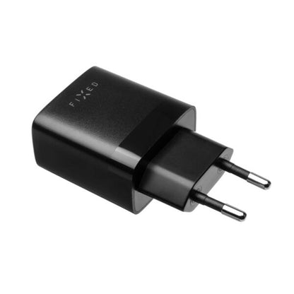 Punjač mreže Fixed, 17W, 3A, 2 x USB-A, Crni