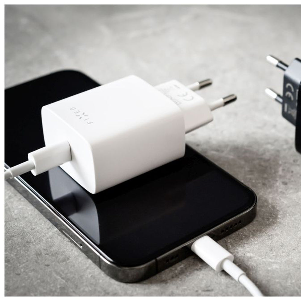 Punjač mreže Fixed, 20W, 3A, 1 x USB-C, Beli