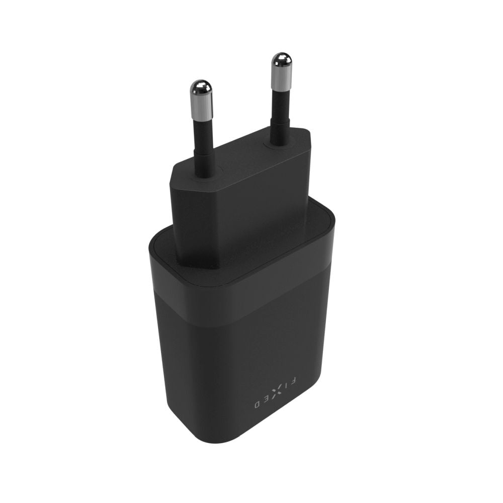 Punjač mreže Fixed, 35W, 3A, 2 x USB-C, Crni