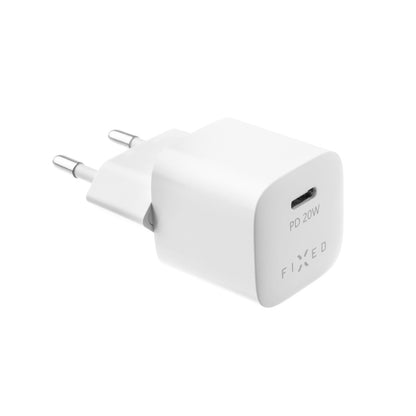 Punjač mreže Fixed Mini, 20W, 3A, 1 x USB-C, Beli