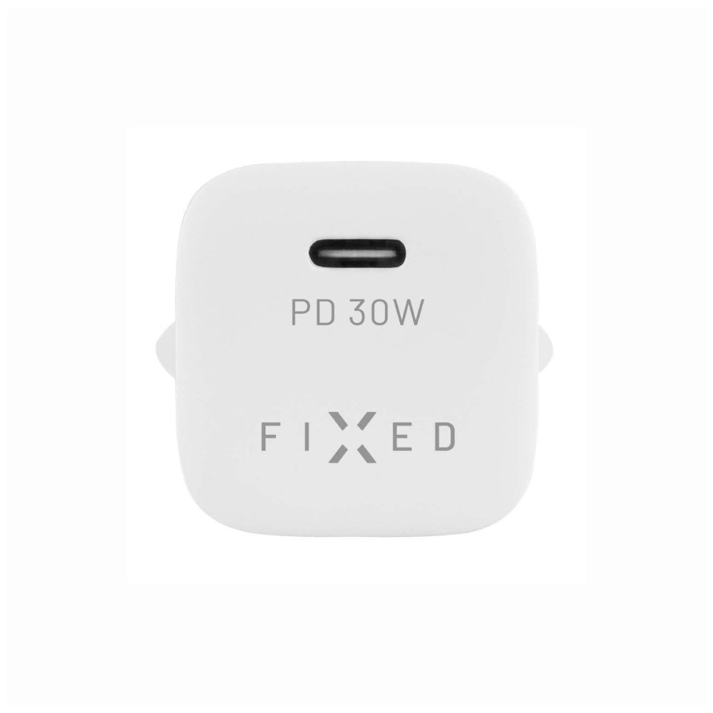 Punjač mreže Fixed Mini, 30W, 3A, 1 x USB-C, Beli