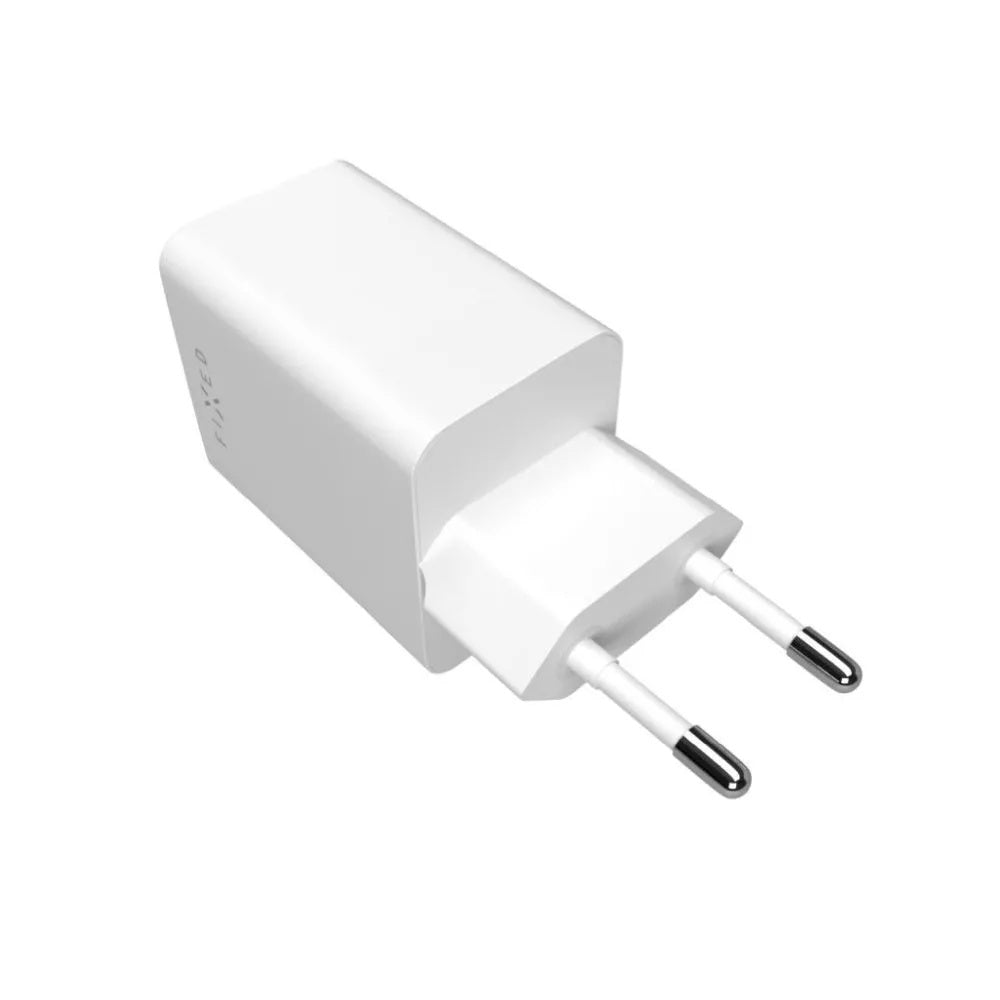 Punjač mreže Fixed Mini, 45W, 3A, 1 x USB-A - 1 x USB-C, Beli
