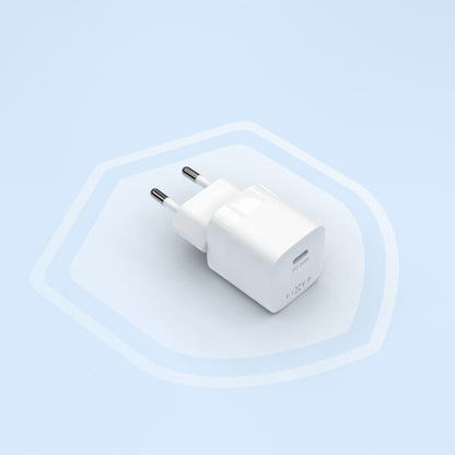Punjač mreže Fixed Mini2, 30W, 3A, 1 x USB-C, Beli