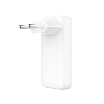 Punjač mreže Fixed Slim, 45W, 3A, 2 x USB-C, Beli