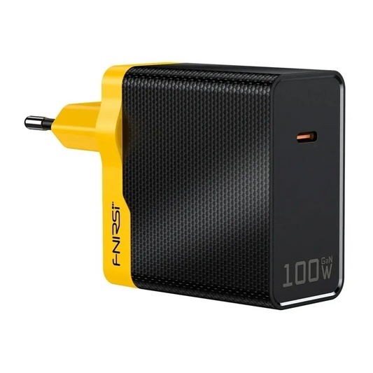 Punjač za mrežu Fnirsi, 100W, 5A, 1 x USB-C, Crna