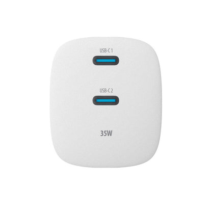 Punjač za mrežu Forever TC-05-35CC, 35W, 3A, 2 x USB-C, Beli